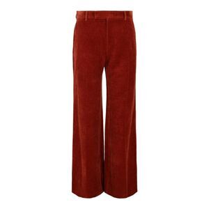 Velvet Flared-Leg Pants